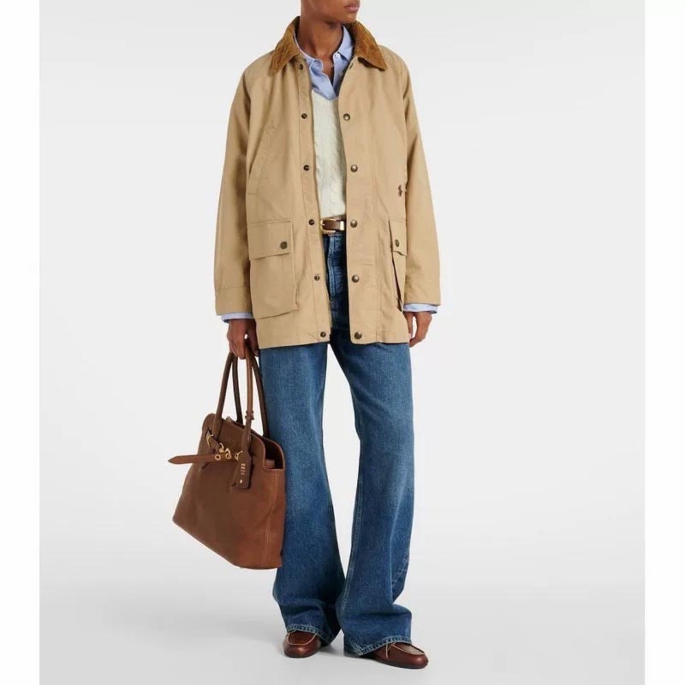 Polo Ralph Lauren Khaki Corduroy Collar Field Jacket